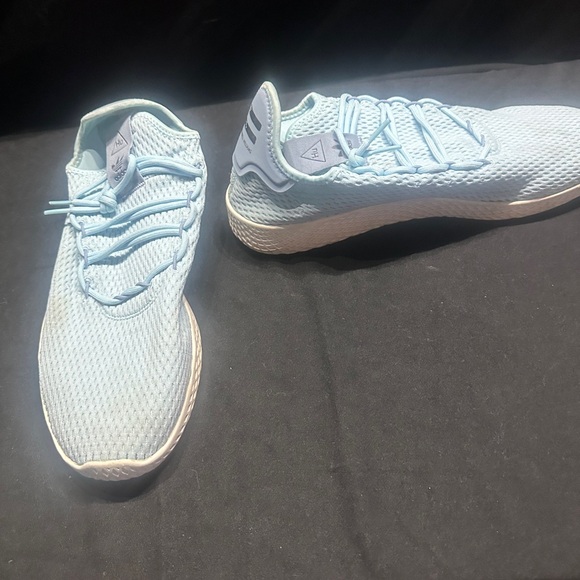 adidas Light Blue Sneakers-Pharrell Williams size 12-#485 - Picture 2 of 3